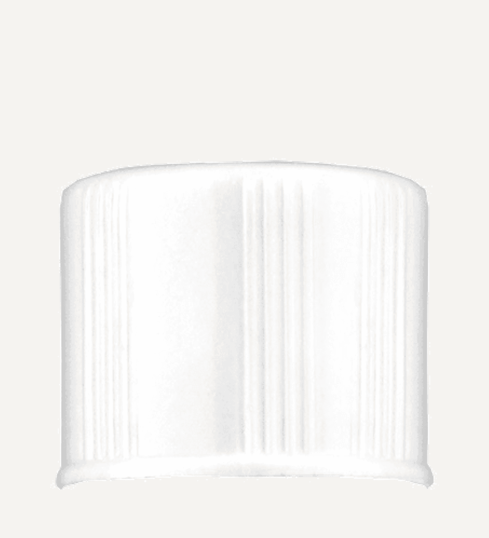 White lid or closure for glass bottle, Thread size 8-425