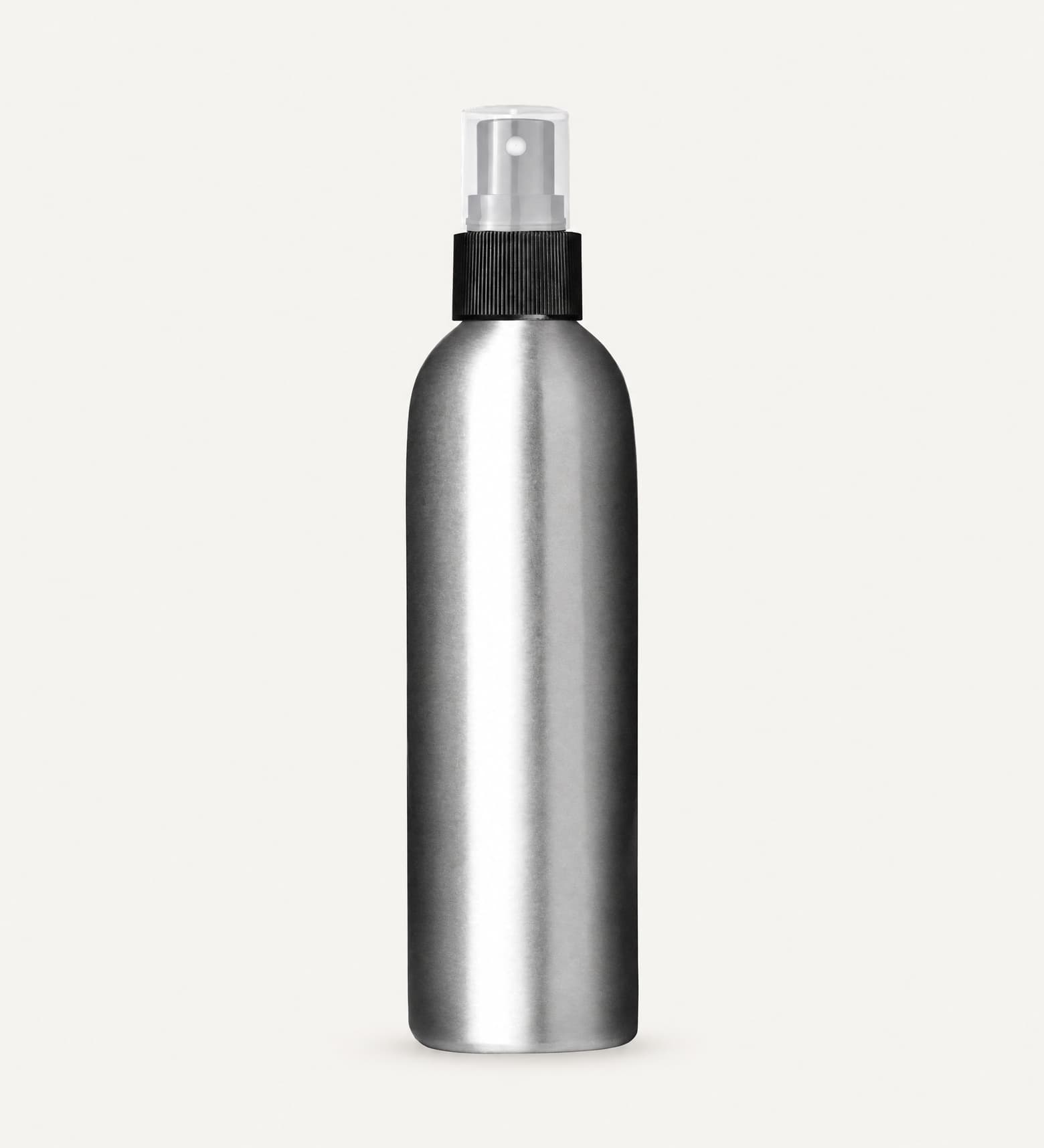 250 ml Clear Aluminum Bottle Fine Mist Spray Bottle